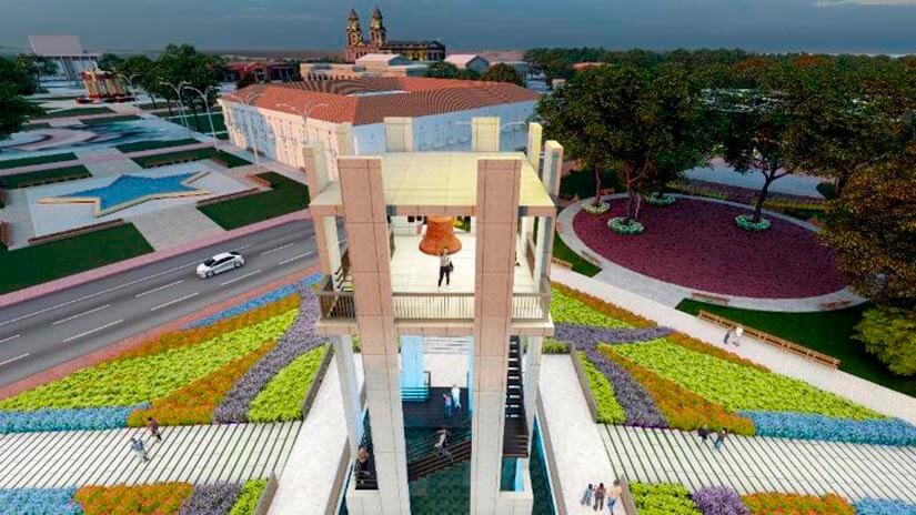 instalaran-torre-campana-de-la-paz-managua-nicaragua